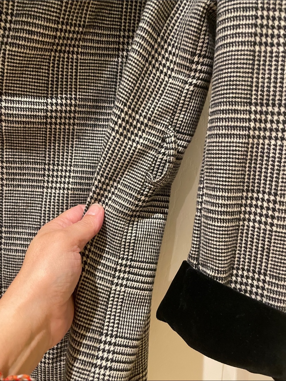 Dior Archive Robe/ Blazer Black and White Glen Plaid Dark Academia Dandy - Picture 4 of 6